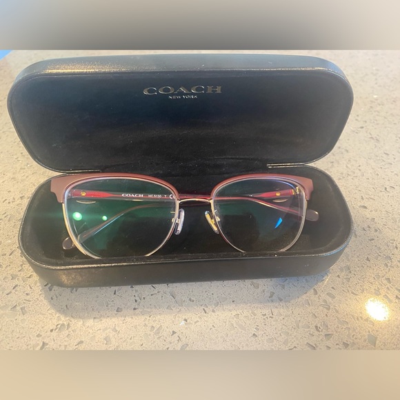 Coach Prescription glasses in Shiny Rose Gold color - Picture 1 of 9